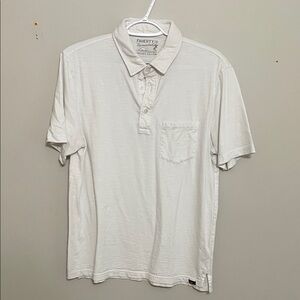 Faherty Cream Men's Polo Shirt